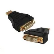 GEMBIRD HDMI Male to DVI Female Reducer Cable (aranyozott érintkezők, fekete)