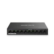 MERCUSYS switch MS110P (10x100Mb/s, 8xPoE , 65W, ventilátor nélküli)