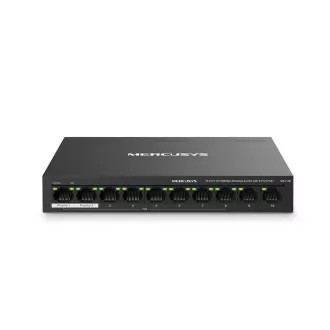 MERCUSYS switch MS110P (10x100Mb/s, 8xPoE , 65W, ventilátor nélküli)
