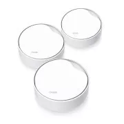 TP-Link Deco X50-PoE (3-as csomag) WiFi6 Mesh (AX3000, 2, 4GHz/5GHz, 1x2, 5GbELAN/WAN, 1xGbELAN/WAN, 1xPoE)
