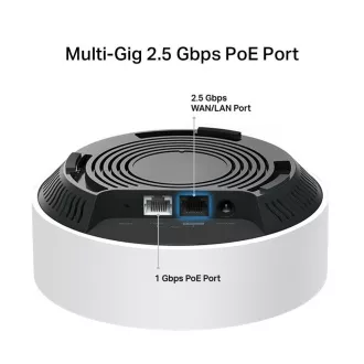 TP-Link Deco X50-PoE (3-as csomag) WiFi6 Mesh (AX3000, 2, 4GHz/5GHz, 1x2, 5GbELAN/WAN, 1xGbELAN/WAN, 1xPoE)