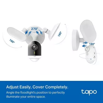 TP-Link Tapo C720 kültéri kamera reflektorokkal (4MP, 2K QHD, 1440p, IR 30m, WiFi, microSD kártya, IP65)