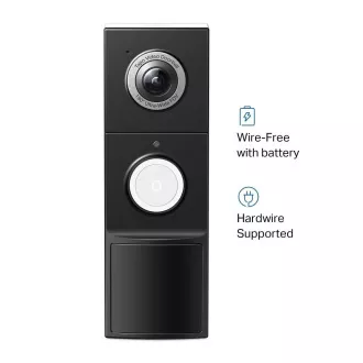 TP-Link Tapo D235 Smart Video Doorbell (5MP, 2K, WiFi, IR 10m, microSD) TP-Link Tapo D235 Smart Video Doorbell (5MP, 2K, WiFi, IR 10m, microSD)