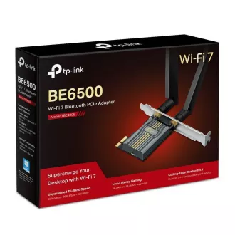 TP-Link Archer TBE400E WiFi7 PCIe adapter (BE6500, 2, 4GHz/5GHz/6GHz, Bluetooth5.4)