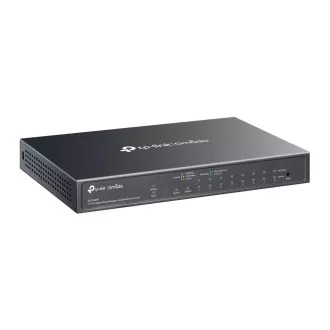 TP-Link OMADA switch ES210GMP (9xGbE, 1xGbE/SFPcombo, 8xPoE , 123W, ventilátor nélküli)