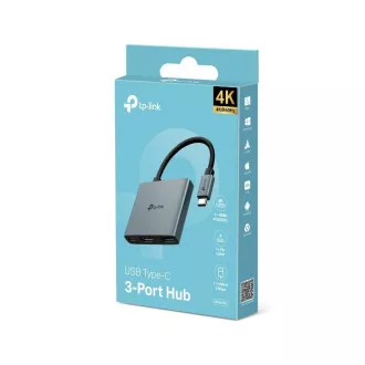 TP-Link UH3020C USB-C hub 3in1 (1xUSB3.2Gen1, 1xUSB-C3.2Gen1, 1xHDMI, PD 100W)