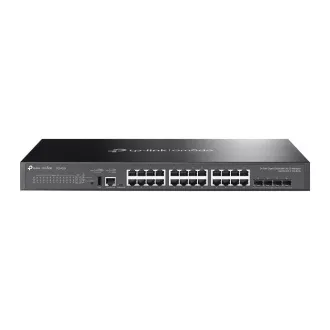 TP-Link OMADA switch SG5428X (24xGbE, 4xSFP , 1xUSB2.0, 2xKonzol, ventilátor nélkül)