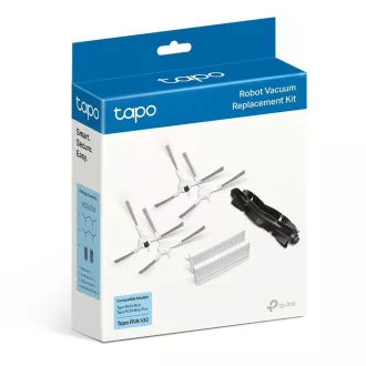 TP-Link Tapo RVA105 alkatrészkészlet (1x kefe, 2x oldalsó kefe, 2x HEPA szűrő) Tapo RV30 Max Plus, Tapo RV20 Max Plus készülékekhez
