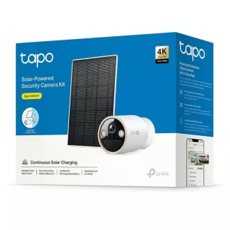 TP-Link Tapo C460 KIT kültéri kamera, napelem (8MP, 4K, 2160p, IR 15m, WiFi, micro SD kártya, IP66)