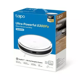 TP-Link Tapo RV20 Max robotporszívó felmosóval (LiDAR, 2, 4 GHz, BT, fehér)