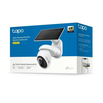 TP-Link Tapo C660 KIT kültéri kamera, napelem (8MP, 4K, 2160p, IR 12m, WiFi, micro SD kártya, IP65)