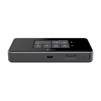 TP-Link M8550 hordozható WiFi6E router (AXE3600, 5G/4G LTE, 2, 4GHz/5GHz/6GHz, 1xGbE, 1xUSB-C, 1xnanoSIM, 1xmicroSD)