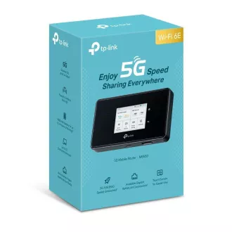 TP-Link M8550 hordozható WiFi6E router (AXE3600, 5G/4G LTE, 2, 4GHz/5GHz/6GHz, 1xGbE, 1xUSB-C, 1xnanoSIM, 1xmicroSD)
