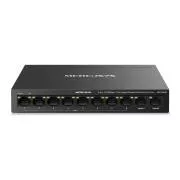 MERCUSYS switch MS110CMP (10x100Mb/s, 8xPoE , 115W, ventilátor nélküli)