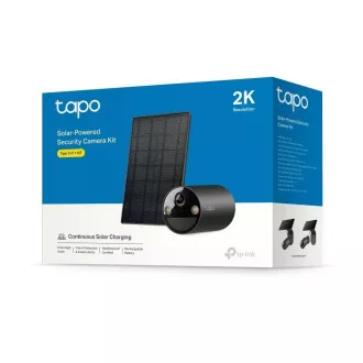 TP-Link Tapo C411 KIT kültéri kamera, napelem (3MP, 2K QHD, 1296p, IR 9m, WiFi, micro SD kártya, IP65)