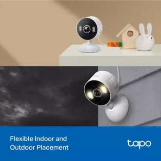 TP-Link Tapo C113 kültéri/kültéri kamera (3MP, 2K, 1296p, WiFi, IR 12m, microSD)