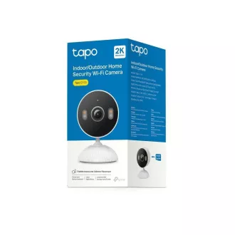 TP-Link Tapo C113 kültéri/kültéri kamera (3MP, 2K, 1296p, WiFi, IR 12m, microSD)