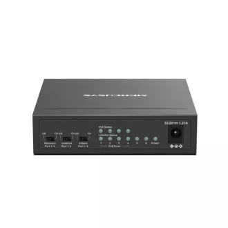 MERCUSYS switch MS106P (6x100Mbps, 4xPoE , 67W, ventilátor nélküli) MERCUSYS switch MS106P (6x100Mbps, 4xPoE , 67W, ventilátor nélküli)