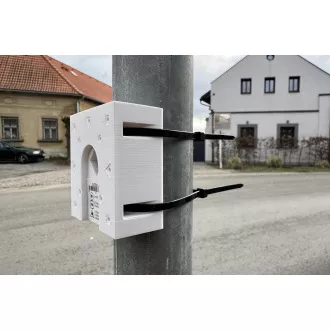 TP-LINK D-TC3XX-C, D-TC5XX-C, D-TC5XX-CL kameratartó adapter pólusra szerelhető (60-130mm), fehér, kábelfedéllel(1db)