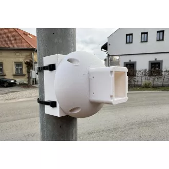 TP-LINK D-TC3XX-C, D-TC5XX-C, D-TC5XX-CL kameratartó adapter pólusra szerelhető (60-130mm), fehér, kábelfedéllel(1db)