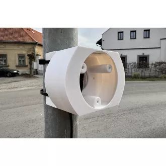 TP-LINK D-TC3XX-C, D-TC5XX-C, D-TC5XX-CL kameratartó adapter pólusra szerelhető (60-130mm), fehér, kábelfedéllel(1db)