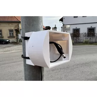 TP-LINK D-TC3XX-C, D-TC5XX-C, D-TC5XX-CL kameratartó adapter pólusra szerelhető (60-130mm), fehér, kábelfedéllel(1db)