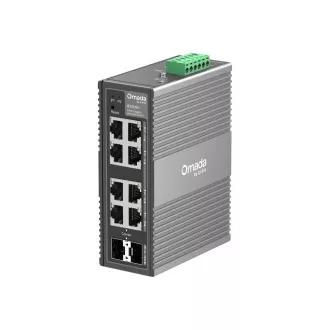 TP-Link OMADA ipari switch IES208G (6xGbE, 2xGbE/SFPcombo, DIN, IP40, ventilátor nélküli)