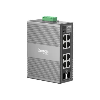 TP-Link OMADA ipari switch IES208G (6xGbE, 2xGbE/SFPcombo, DIN, IP40, ventilátor nélküli)