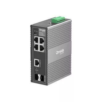TP-Link OMADA ipari switch IES206G (4xGbE, 1xGbE/SFPcombo, 1xSFP, DIN, IP40, ventilátor nélküli)
