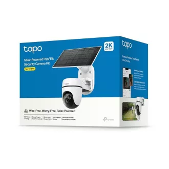 TP-Link Tapo C610 KIT kültéri kamera, napelem (3MP, 2K, 1296p, IR 10m, WiFi, micro SD kártya, IP65)