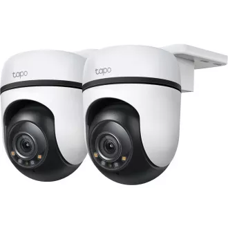 TP-Link Tapo C510W(2 db) kültéri-kültéri kamera, (3MP, PTZ, 2K 1296p, WiFi, IR 30m, micro SD kártya)