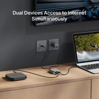 TP-Link EH210 Ethernet gigabites elosztó (3xGbE, USB-C)