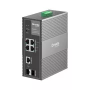 TP-Link OMADA ipari switch IES206GPP (4xGbE, 1xGbE/SFPcombo, 1xSFP, 3xPoE , 1xPoE  , 120W, DIN, IP40, ventilátor nélküli)