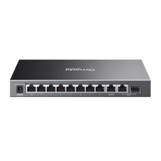 TP-Link OMADA switch ES210GP (9xGbE, 1xGbE/SFPcombo, 8xPoE , 63W, ventilátor nélküli)