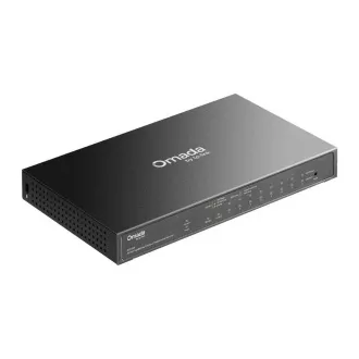 TP-Link OMADA switch ES210GP (9xGbE, 1xGbE/SFPcombo, 8xPoE , 63W, ventilátor nélküli)