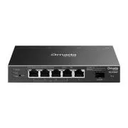 TP-Link OMADA switch SG2206MP (5xGbE, 1xSFP, 4xPoE , 63W, ventilátor nélküli)