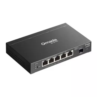 TP-Link OMADA switch SG2206MP (5xGbE, 1xSFP, 4xPoE , 63W, ventilátor nélküli)