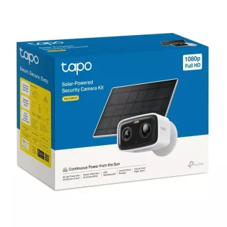 TP-Link Tapo C400 KIT kültéri kamera, napelem (2MP, 1080p, IR 10m, WiFi, micro SD kártya, IP65)