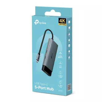 TP-Link UH5020C USB-C hub 5in1 (2x USB3.2Gen1, 2xUSB-C3.2Gen1, 1xHDMI, PD 100W)