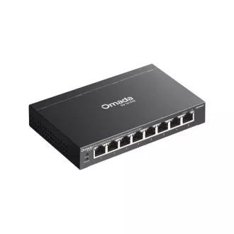 TP-Link OMADA switch ES208GP (8xGbE, 8xPoE , 64W, ventilátor nélküli)