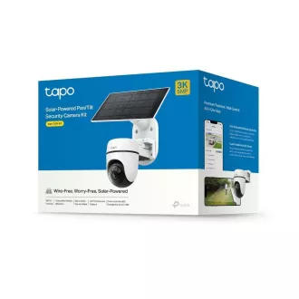 TP-Link Tapo C630 KIT kültéri kamera, napelem (5MP, 3K, 1620p, IR 16m, WiFi, micro SD kártya, IP65)