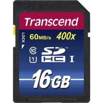 TRANSCEND SDHC kártya 16 GB Premium, Class 10 UHS-I, 300X (45 MB / s)
