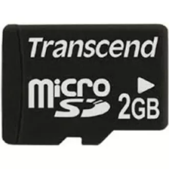 TRANSCEND MicroSD kártya 2 GB, adapter nélkül TRANSCEND MicroSD kártya 2 GB, adapter nélkül