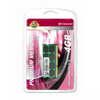 TRANSCEND SODIMM DDR3 4GB 1066MHz 2Rx8 CL7 JetRam™ kiskereskedelmi forgalomban