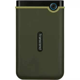 TRANSCEND Külső merevlemez USB 3.0 StoreJet 25M3G, Slim, 2TB, fekete (SATA, gumiház, ütésgátló)