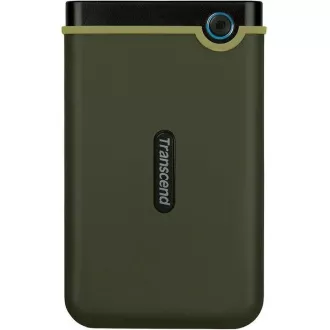 TRANSCEND Külső merevlemez USB 3.0 StoreJet 25M3G, Slim, 2TB, fekete (SATA, gumiház, ütésgátló)