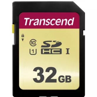 TRANSCEND SDHC kártya 32 GB 500S, UHS-I U1 (R: 95 / W: 60 MB / s) TRANSCEND SDHC kártya 32 GB 500S, UHS-I U1 (R: 95 / W: 60 MB / s)