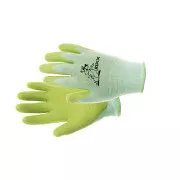 FUDGE nylon kesztyű. latex. dl zöld 4
