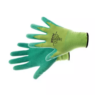 GROOVY GREEN Kesztyű nejlon latex zöld 9