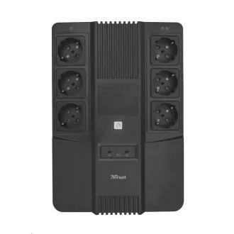 TRUST Maxxon 800VA UPS 6 szabványos fali konnektorral